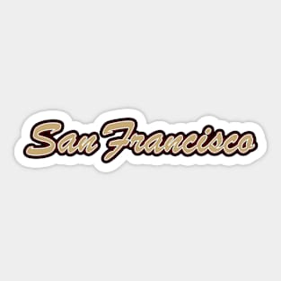 Football Fan of San Francisco Sticker